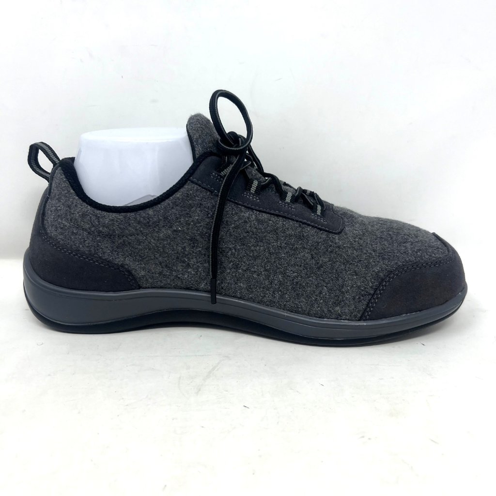 Ortho Feet Womens Gray Wool Fashion Sneaker Sierra Oxford Size 10 Ee Extra Wide — image 4 of 8